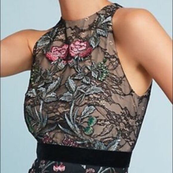 Monique Lhuiller Floral Lace Dress - Picture 8 of 10